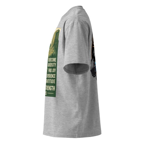 Unisex organic oversized high neck t-shirt - Image 3