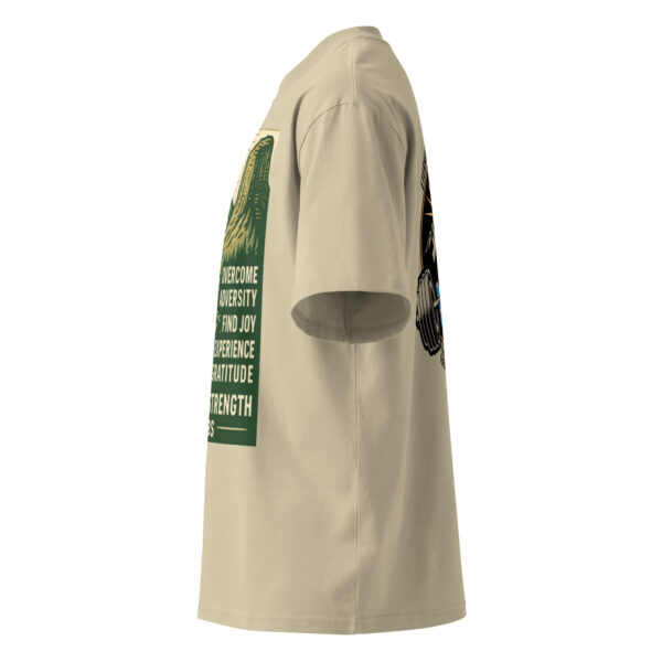 Unisex organic oversized high neck t-shirt - Image 17