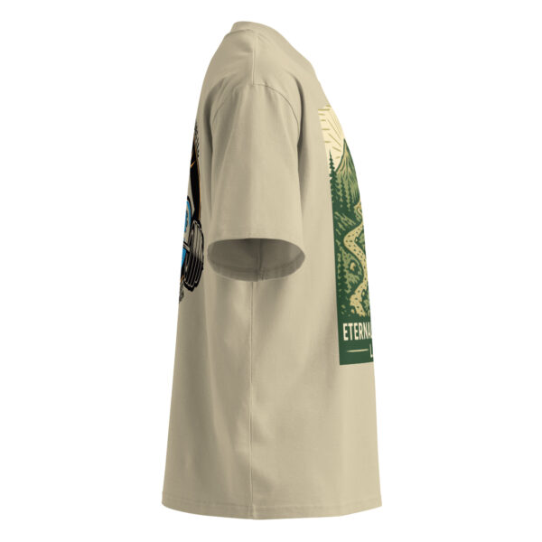Unisex organic oversized high neck t-shirt - Image 16