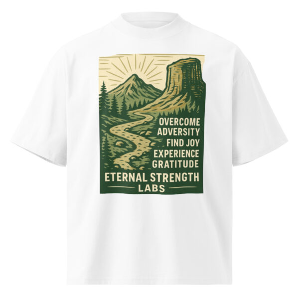 Unisex organic oversized high neck t-shirt - Image 18