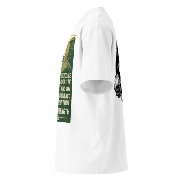 Unisex organic oversized high neck t-shirt - Image 9